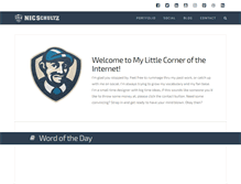 Tablet Screenshot of nicschultz.com
